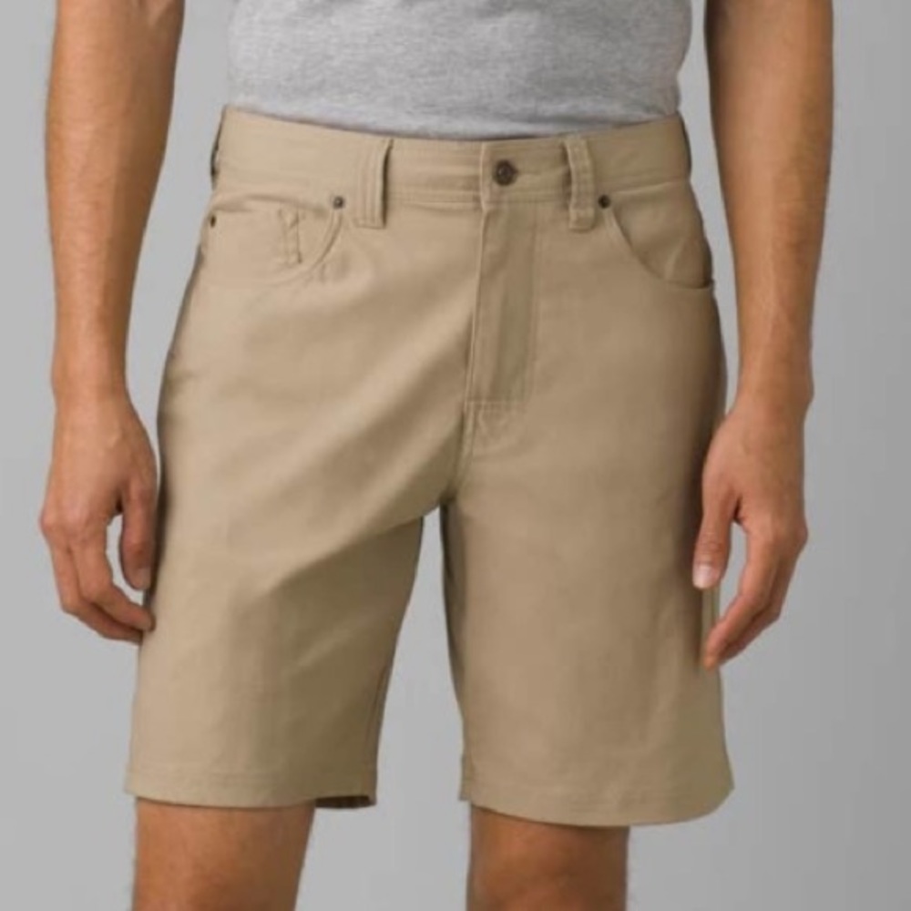 (A9) Prana Brion Short 11"‎ Casual Outdoor Hiking Work Dark Khaki, Size 30, NWT